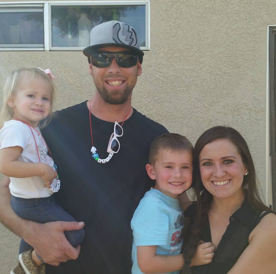 Geoff with his family
